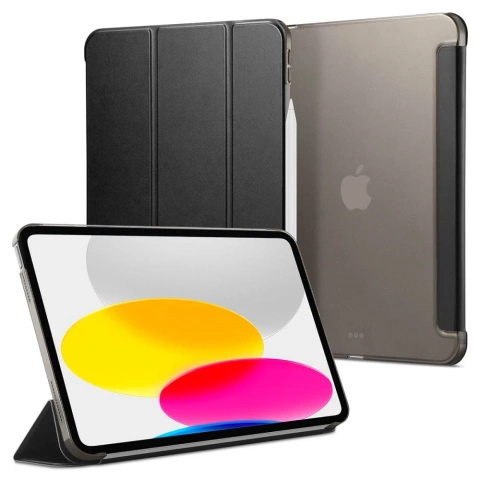 Pouzdro na tablet Spigen Smart Fold pro Apple iPad 10.9 2022 ČERNÉ