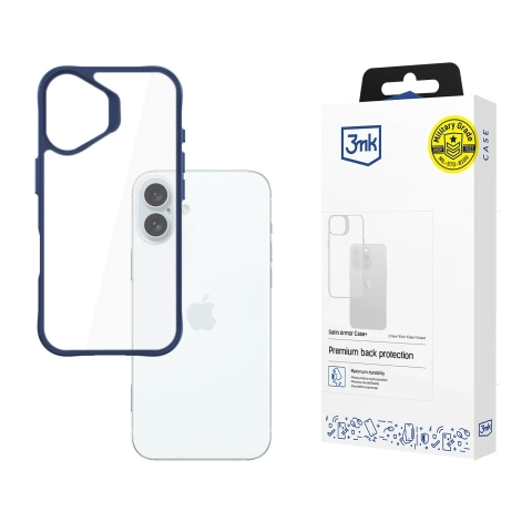Obal na Apple iPhone 16 Plus 3mk Satin Armor Case Blue