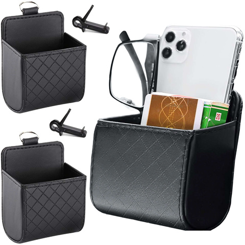 2x držák organizéru na gril do auta box na háček na gril Alogy Car Air Vent Black