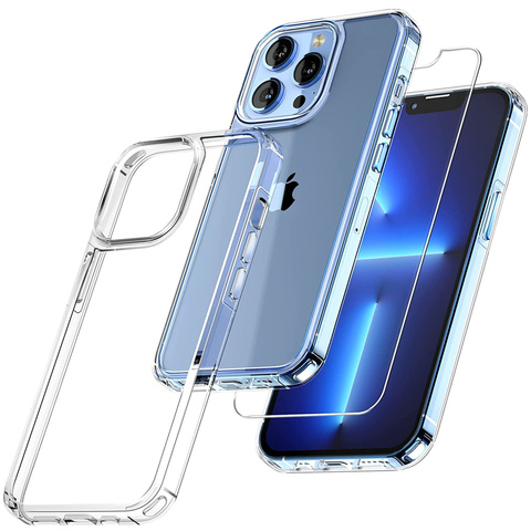 Armored Case Protective Cover Alogy Hybrid Case pro Apple iPhone 13 Pro Max Clear Glass