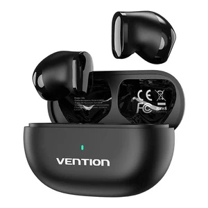 Бездротові навушники TWS Vention NBLB0 Earbuds T12 (чорні)