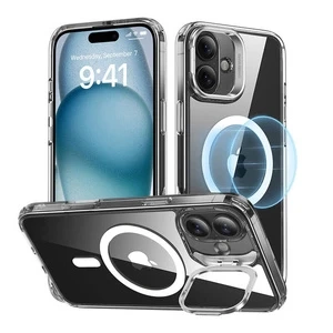 Захисний чохол для iPhone 16 Plus з прозорою підставкою ESR Classic Hybrid