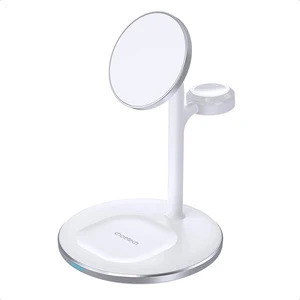 Зарядний пристрій MagSafe 3-в-1 для iPhone, Apple Watch, AirPods, Choetech, білий