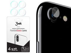 4x 3mk flexibilní sklo pro objektiv fotoaparátu pro Apple iPhone 7/8/SE 2020