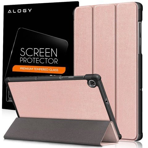 Alogy Book Cover Case pro Lenovo M10 Plus 10.3 TB-X606 růžové sklo Alogy Glass