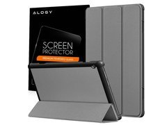 Alogy Book Cover pro Lenovo Tab M10 10.1 TB-X605 šedé sklo