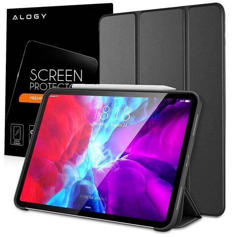 Alogy Smart Pencil Case pro iPad Air 4 2020/5 2022 / iPad Pro 11 Black Glass