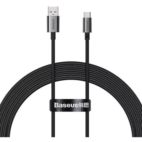 BASEUS USB A až Typ C PD kabel 100W 2m černý P10320102114-02