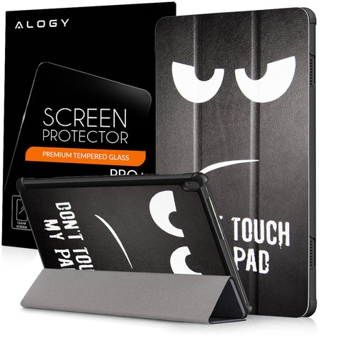 Etui Alogy Book Cover pro Lenovo M10 TB-X505 F/L Don't Touch My Pad Szkło