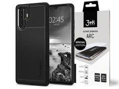 Etui Spigen Rugged Armor do Huawei P30 Pro Matte Black Folia 3mk ARC