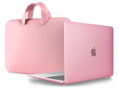 Neoprénová taška Alogy Hard Case mat pro MacBook Air 2018 13 růžová