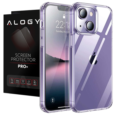 Ochranné pouzdro Alogy Hybrid Case pro Apple iPhone 14 Plus Clear Glass