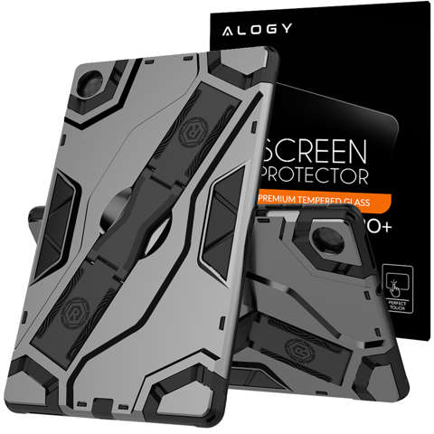 Pouzdro Alogy Armor pro Lenovo Tab M10 10.1 2ND Gen TB-X306 X / F / L stříbrné sklo