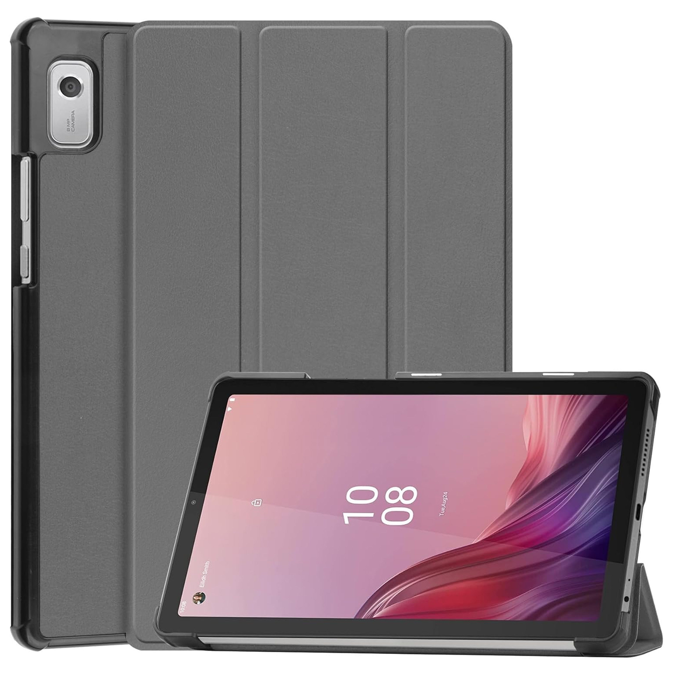 Pouzdro na tablet Lenovo Tab M9 2023 9" TB310XU TB310FU Alogy Book Cover Case ochranný kryt Šedé sklo