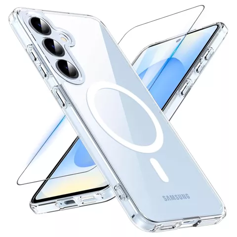 Pouzdro pro Apple iPhone 16 Pro Max Alogy Anti-Shock Hybrid Case pro MagSafe Transparent