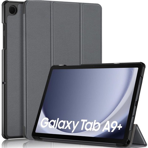 Pouzdro pro Samsung Galaxy Tab A9 Plus 2023 11" (X210/X215/X216) Tablet Flip Cover Slim Case Alogy Grey Glass