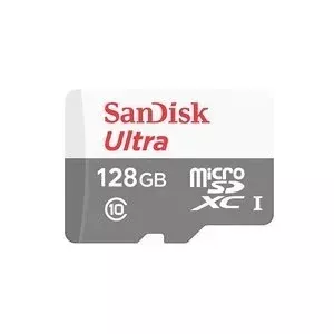 SanDisk Ultra Android microSDXC paměťová karta 128GB 100MB/s Class 10 UHS-I (SDSQUNR-128G-GN6MN)