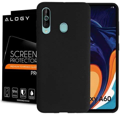 Silikonové tenké pouzdro Alogy pro Samsung Galaxy A60 černé Alogy Glass