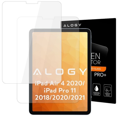 Tvrzené sklo x2 Alogy 9H na obrazovku pro iPad Air 4 2020 / iPad Pro 11 2018/2020/2021