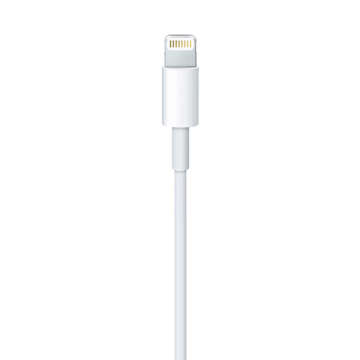 1m rychlý kabel USB-A to Lightning to Apple bílý