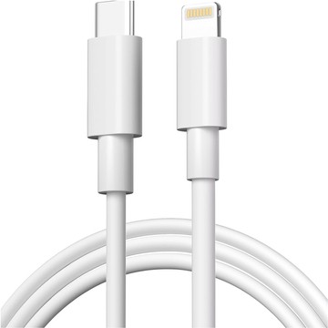 2m USB-C to Lightning kabel Alogy Fast Charge iPhone nabíjecí kabel 20W bílý