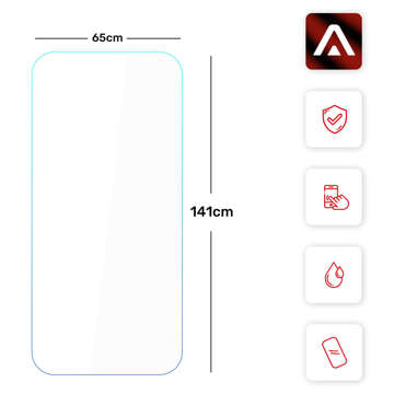 2x 9H tvrzené sklo pro iPhone 15 / 15 Pro Alogy Screen Protector PRO