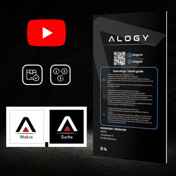 2x Alogy Hydrogel Film Hydrogel Film Ochranný kryt telefonu pro Samsung Galaxy A34 5G