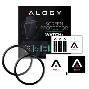 2x Flexibilní 3D Alogy Glass pro Garmin Venu 2s 40mm Black