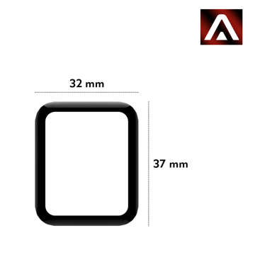 2x Flexibilní 3D Alogy Glass pro Xiaomi Amazfit Bip U / Bip U Pro Black