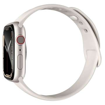 2x Hybridní flexibilní sklo Spigen Proflex Ez Fit pro Apple Watch 7 45 mm