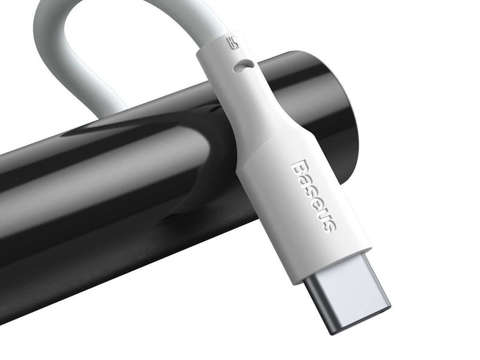 2x Kabel 1,5 m Baseus propojovací USB-C Type C do Lightning PD 20W bílý