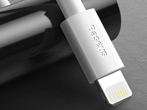 2x Kabel 1,5 m Baseus propojovací USB-C Type C do Lightning PD 20W bílý