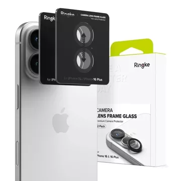 2x Ringke Camera Frame Protector pro iPhone 16 / 16 Plus Max Black