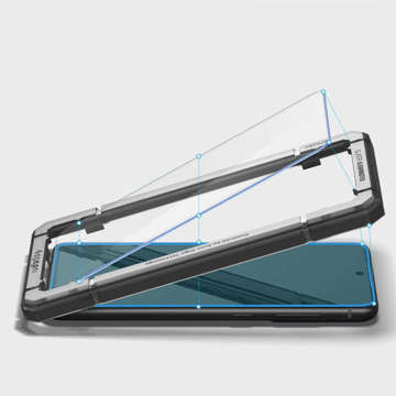 2x Samsung Galaxy S21 FE Tvrzené sklo pro Spigen Alm Glas.tR