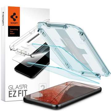 2x Tvrzené sklo Spigen Glas.TR "EZ FIT" pro Samsung Galaxy S22