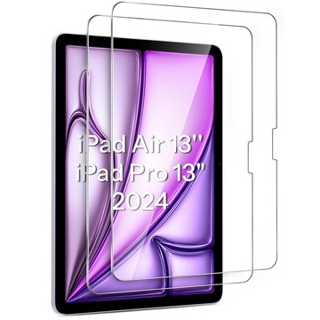 2x Tvrzené sklo pro Apple iPad Air 13" 6. gen. 2024 / iPad Pro 13" 7. gen. 2024 Alogy Screen Protector Pro 9H