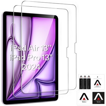 2x Tvrzené sklo pro Apple iPad Air 13" 6. gen. 2024 / iPad Pro 13" 7. gen. 2024 Alogy Screen Protector Pro 9H