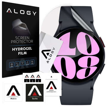 2x ochranná fólie na chytré hodinky Alogy Hydrogel pro Samsung Galaxy Watch 6 40 mm