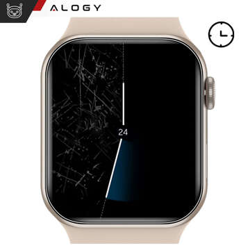 2x ochranná fólie na chytré hodinky Alogy Hydrogel pro Samsung Galaxy Watch 6 40 mm