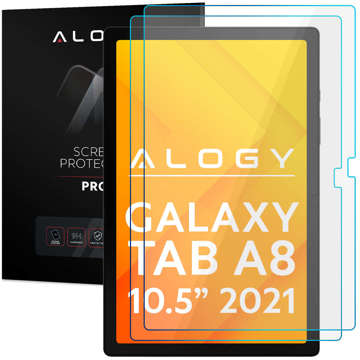 2x ochranné tvrzené sklo Alogy pro Samsung Galaxy Tab A8 10,5" 2021