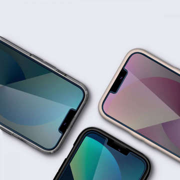 2x tvrzené sklo Spigen Glas.tR EZ Fit Privacy pro Apple iPhone 13 Pro Max