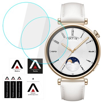 2x tvrzené sklo pro Huawei Watch GT 4 GT4 41mm ochranné pro chytré hodinky Alogy Screen Protector Watch