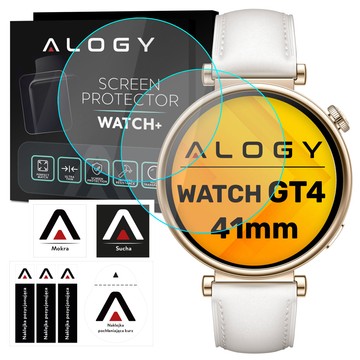 2x tvrzené sklo pro Huawei Watch GT 4 GT4 41mm ochranné pro chytré hodinky Alogy Screen Protector Watch