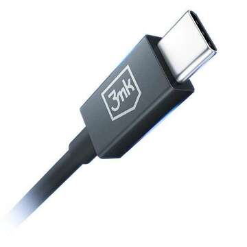 3MK Hyper ThunderBolt kabel USB-C/USB-C 1m 240W 5A