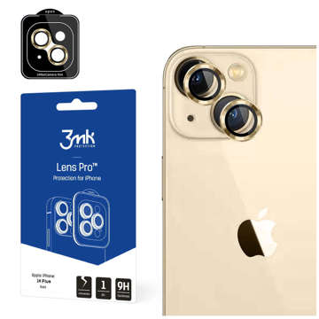 3mk Lens Protection Pro chránič objektivu telefonu pro Apple iPhone 14 Plus Gold