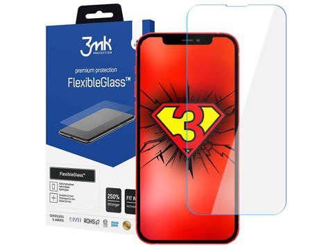 3mk Ochranné hybridní sklo Flexible Glass 7H pro Apple iPhone 13 Mini