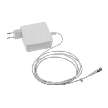 60W nabíjecí adaptér pro Apple MacBook MagSafe 1 notebook typ L bílý