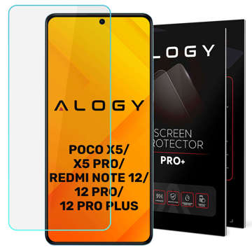 9H Tempered Glass Alogy Screen Protector PRO pro Xiaomi Poco X5/ Pro/ Redmi Note 12/ Pro/ Pro Plus 5G