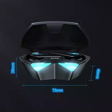 AWEI Bluetooth 5.0 sluchátka T23 TWS Gaming Docking Station bílá/bílá