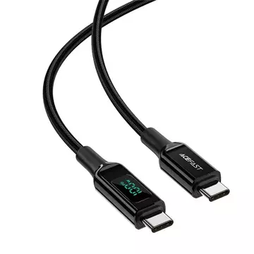 Acefast kabel USB Typ C - USB Typ C 2m, 100W (20V/5A) černý (C6-03 Black)